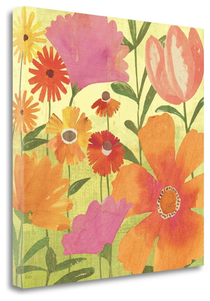 "Spring Fling II" By Veronique Charron, Giclee Print on Gallery Wrap Canvas
