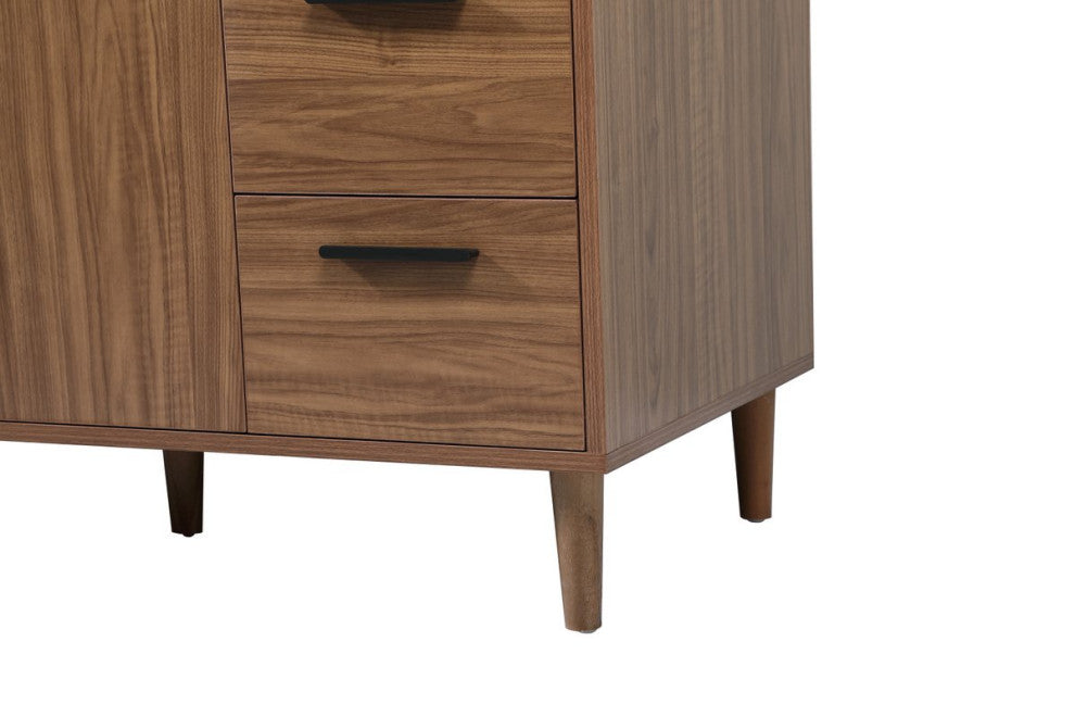 Bailey 22" Modern Walnut Brown-Light Bathroom Vanity