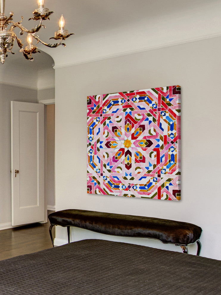 "Kasbah" Fine Art Canvas Print, 24"x24"