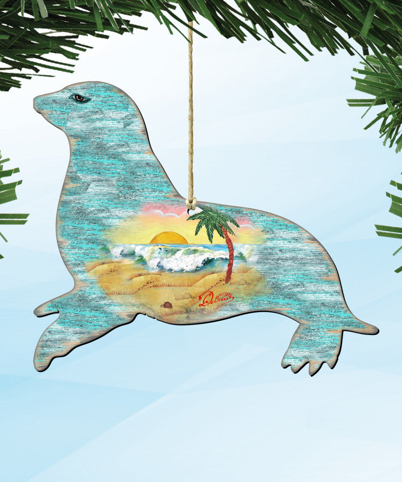 Sea Lions Ornament