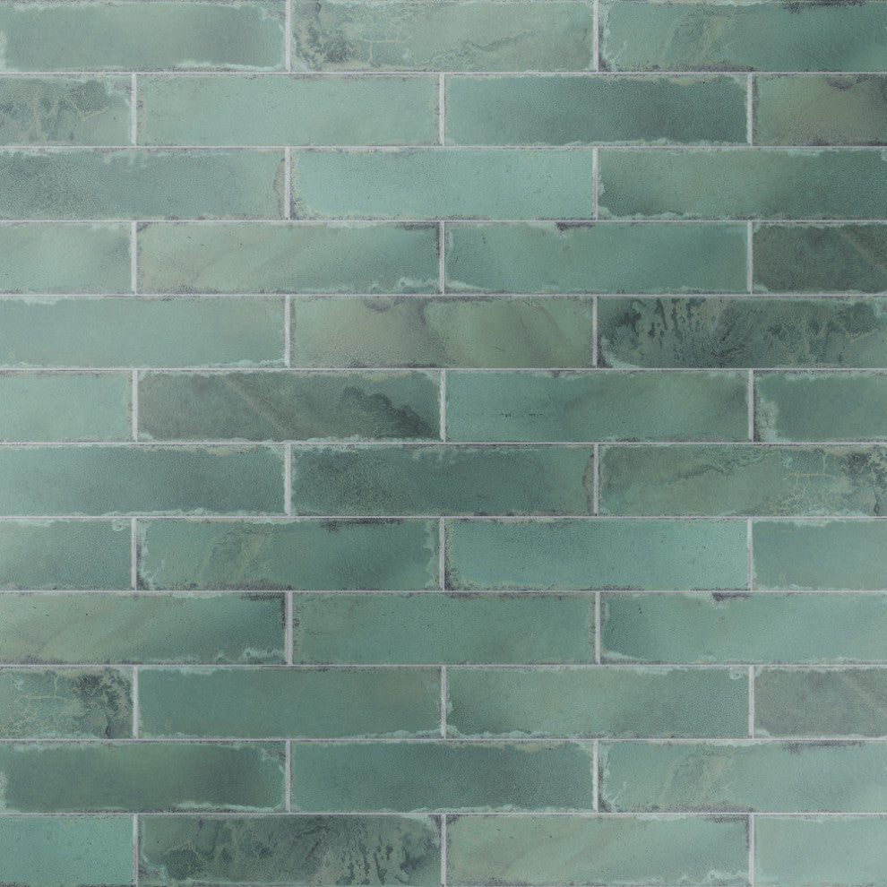 Luca Jade with Antimicrobial Glaze Ceramic Wall Tile