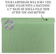 Fenchel Shades 11"x17"x13" Spider Attachment Empire Lamp Shade, Linen Celadon