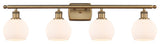 Innovations 516-4W-BB-G121-6-LED 4 Light Bath Vanity Light, Brushed Brass