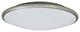 Powell LED Ceiling Fixture, Nickel, 13"