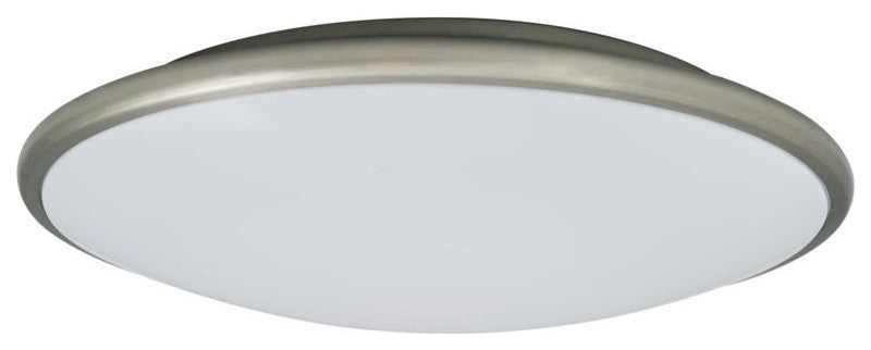 Powell LED Ceiling Fixture, Nickel, 13"