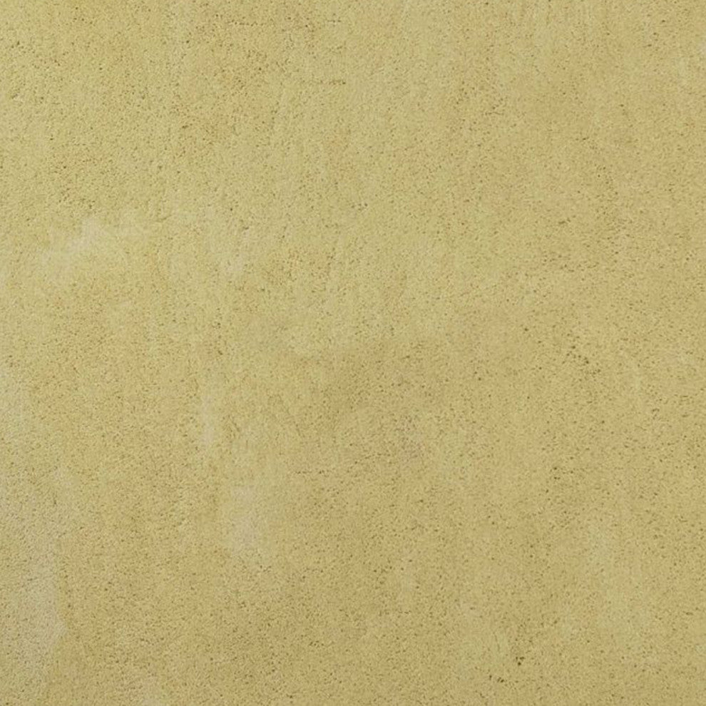 HomeRoots 8' Canary Yellow Hand Woven Round Indoor Shag Area Rug