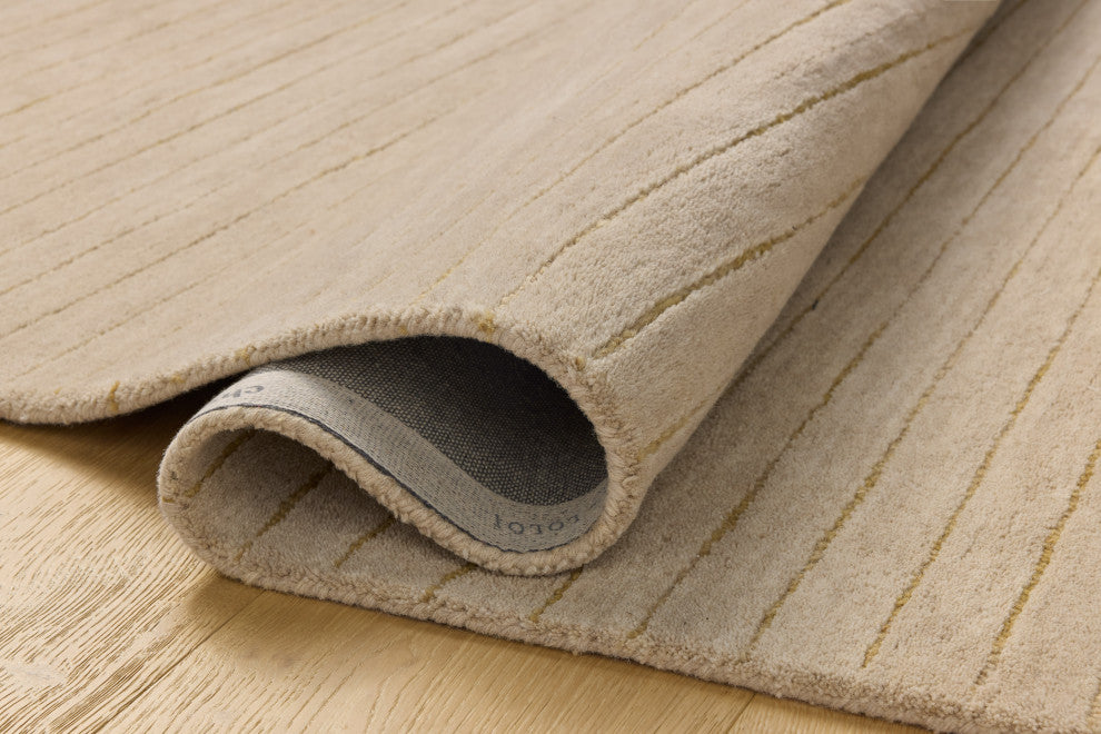 Chris Loves Julia x Loloi Henry Beige / Wheat 2'-3" x 3'-9" Runner Rug