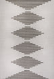 Vinales Diamond Stripe Indoor/Outdoor Area Rug, Light Gray/Black, 5x8