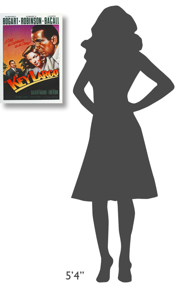 "German - Key Largo" Stretched Canvas Giclee by Hollywood Photo Archive, 15x22"