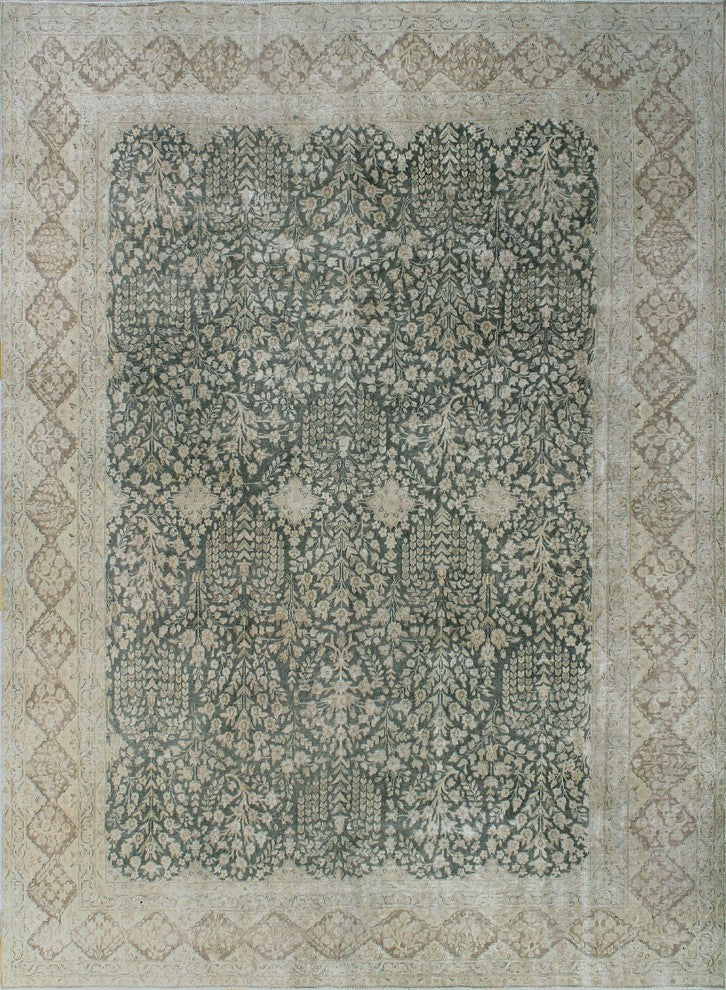 Pak-Persian Abusan Gray Rug 9''8"x12''11"