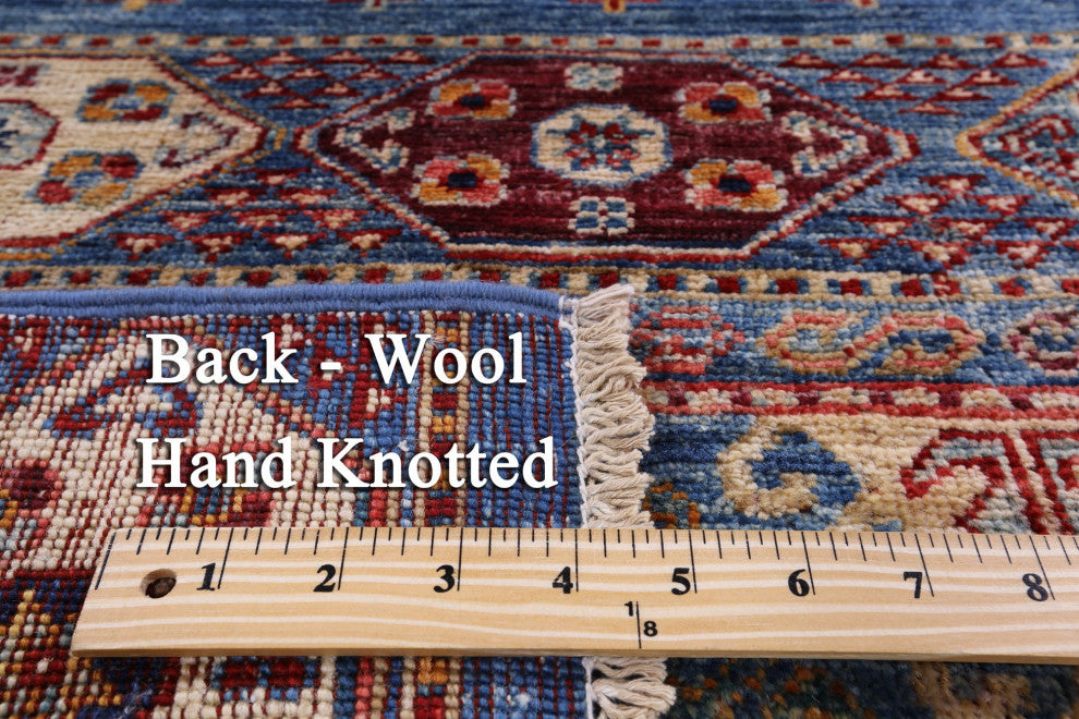 Khorjin Tribal Hand Knotted Wool Rug 4' 1" X 6' 1" Q8135