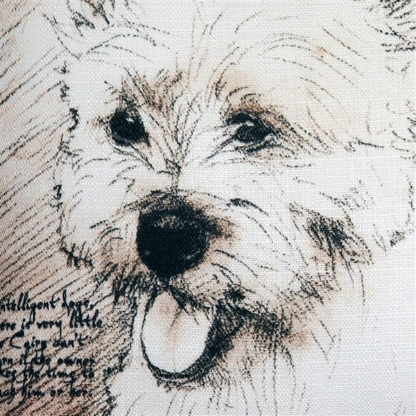 Leonardo's Dogs Cairn Terrier Dog Pillow