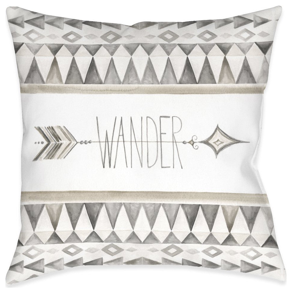 Wander Outdoor Pillow, 18"x18"