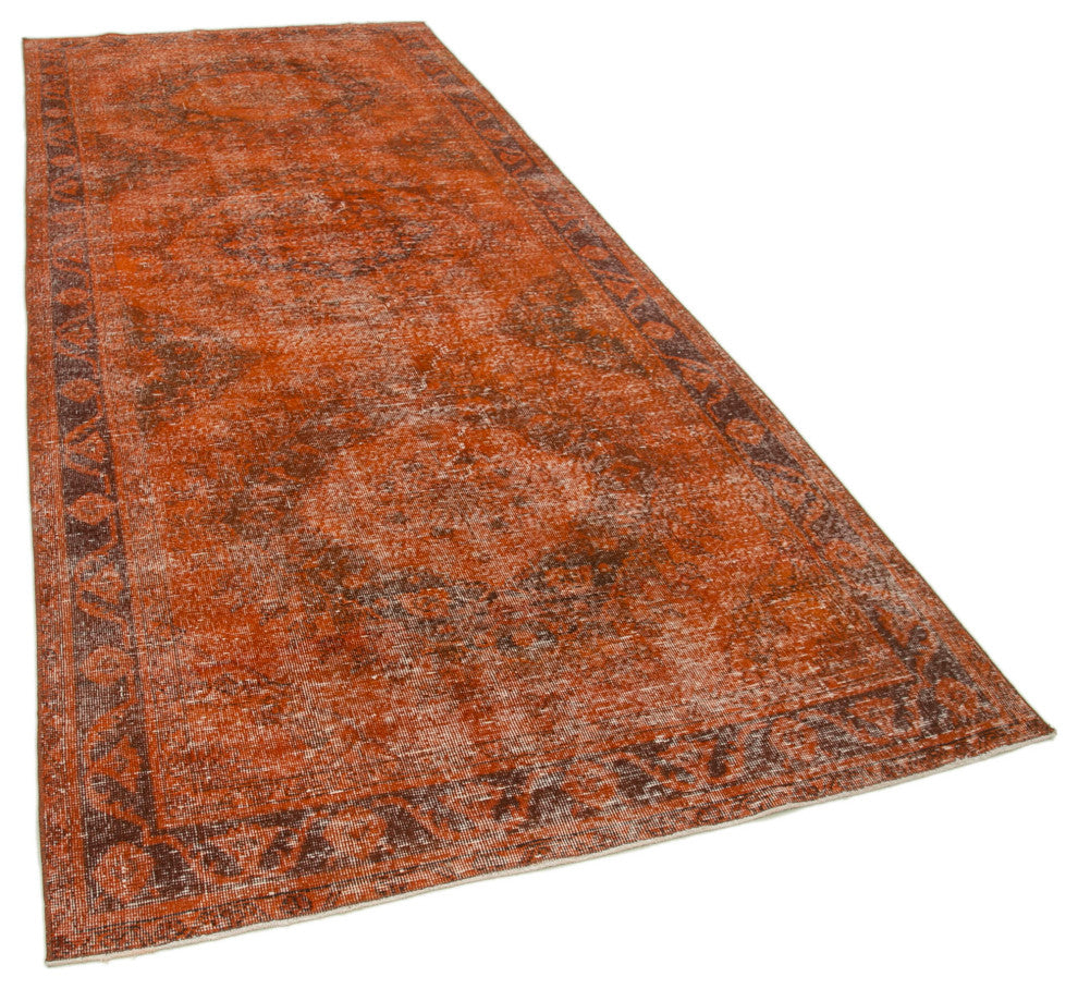 Rug N Carpet - Handmade Anatolian 4' 11" x 12' 0" Antique Runner Rug