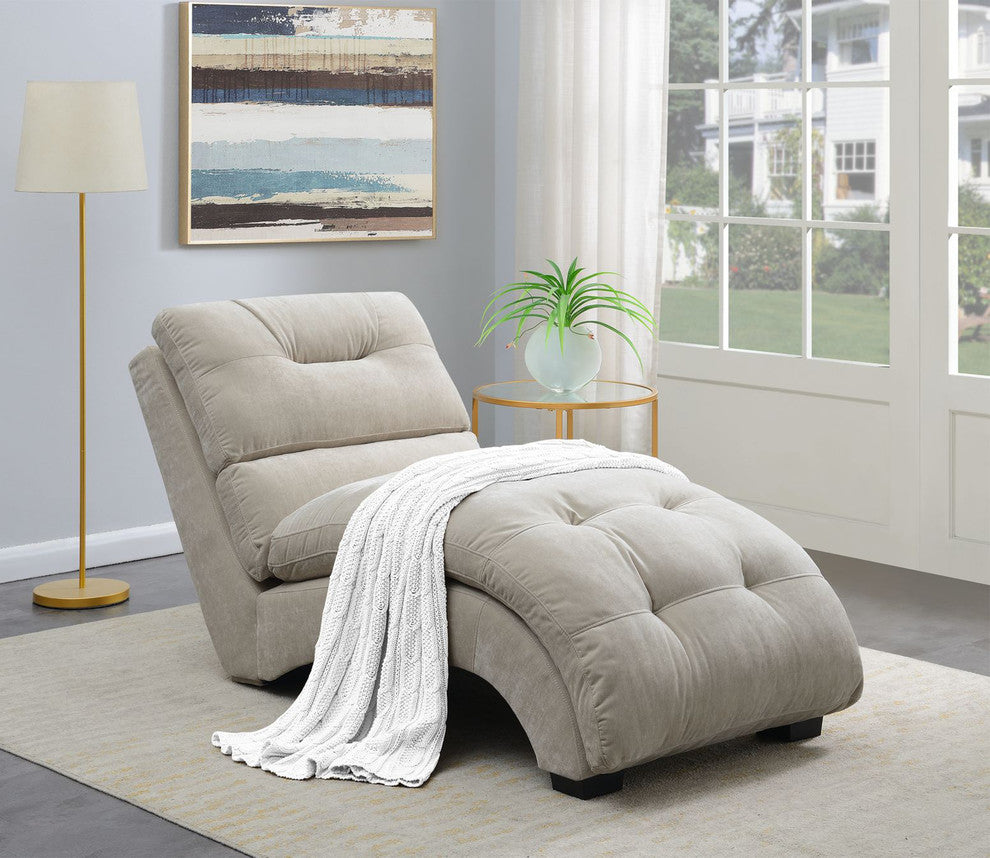Picket House Furnishings Paulson Chaise Lounge, Linen