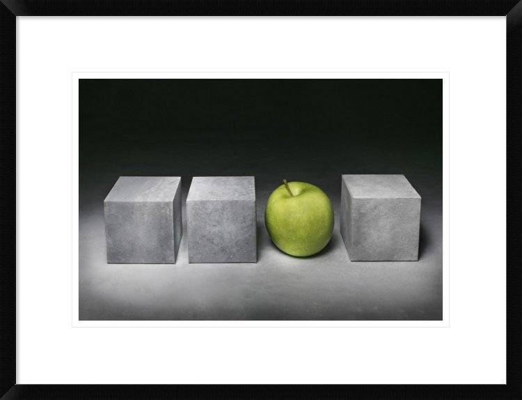 "Green" Framed Digital Print by Christophe Verot, 26"x20"
