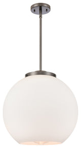 Athens Pendant, Oil Rubbed Bronze, Matte White, Matte White