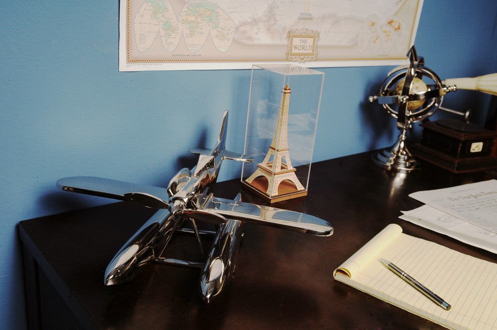 Alum Seaplane Collectible Metal scale model Airplane Aluminum Home Decor