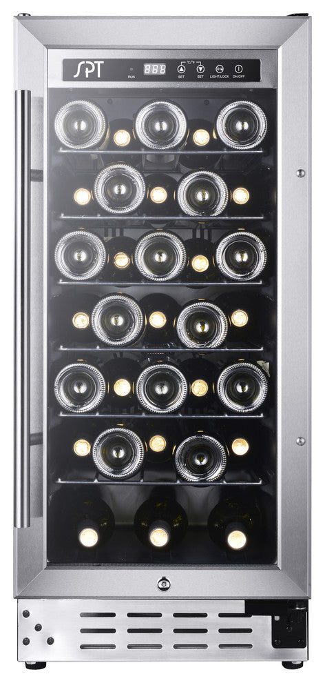 SPT 33-Bottle Under-Counter Wine Cooler, Commercial Grade