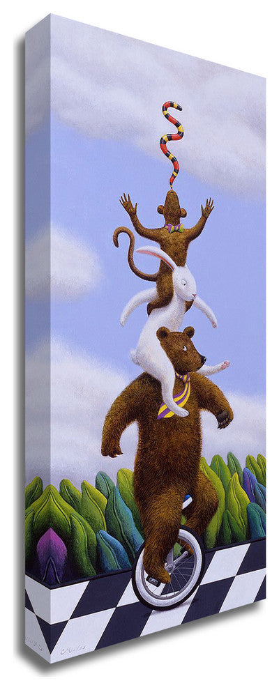The Talent Show by Chris Miles, Print on Canvas, 18"x42"