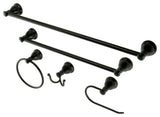 Kingston Brass 5-Piece Bathroom Accessory Set, Oil Rubbed Bronze