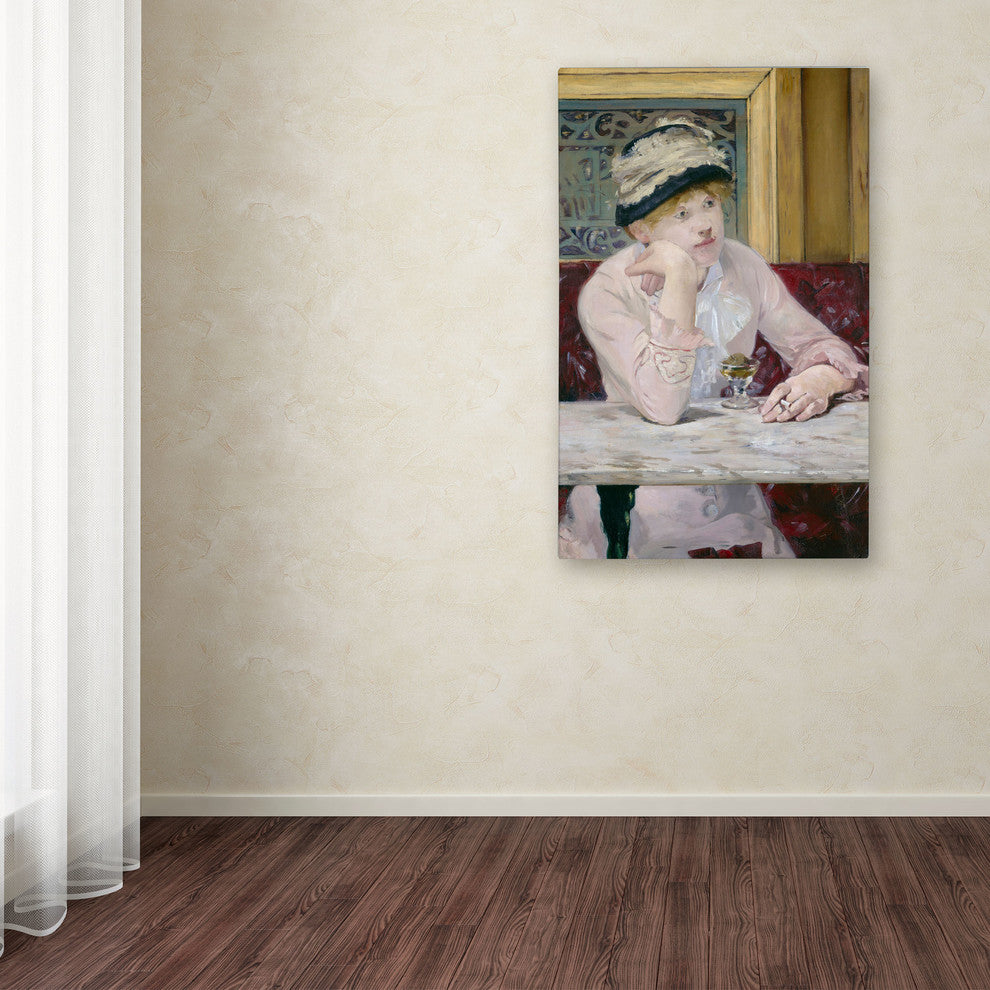 'Plum Brandy, 1877' Canvas Art by Edouard Manet