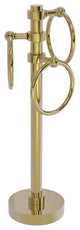 Vanity Top 3 Towel Ring, Unlacquered Brass