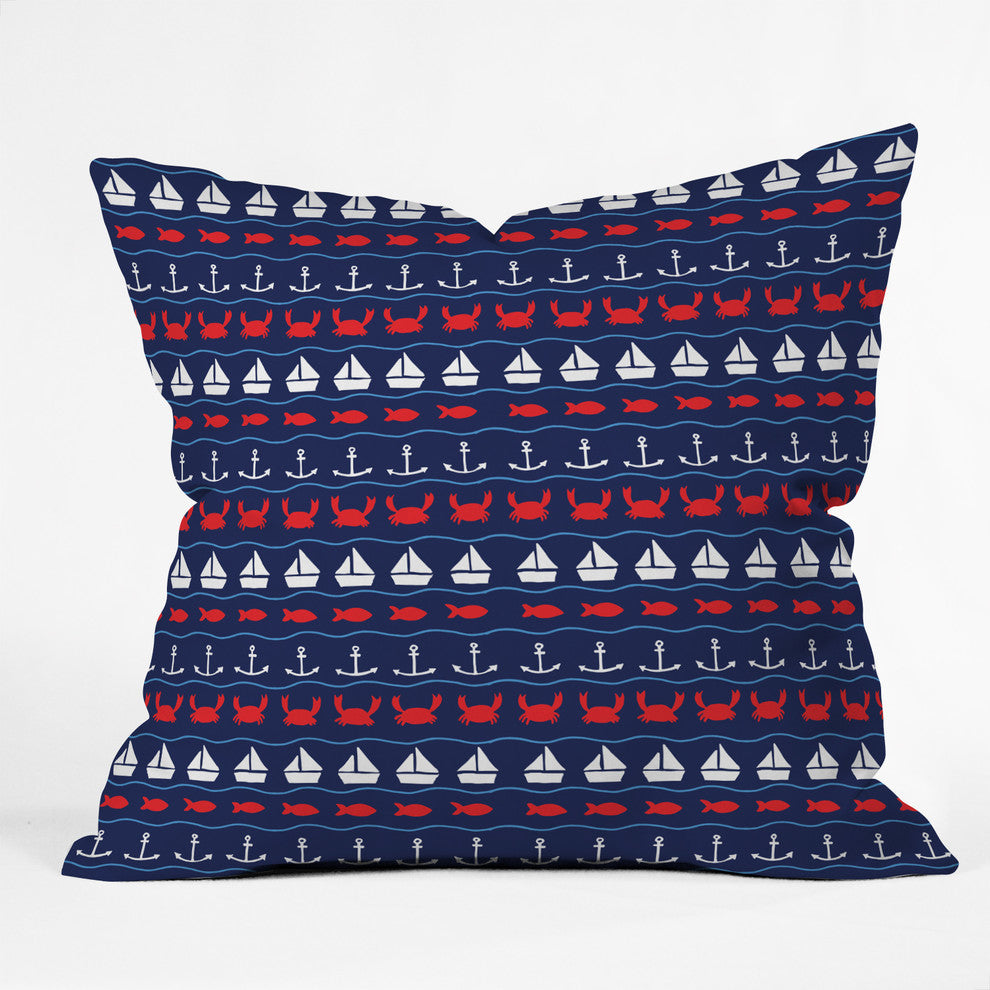 Robert Farkas Summer Pattern Outdoor Throw Pillow