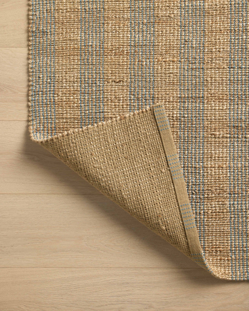 Chris Loves Julia x Loloi Judy Natural / Sky 8'-6" x 11'-6" Area Rug