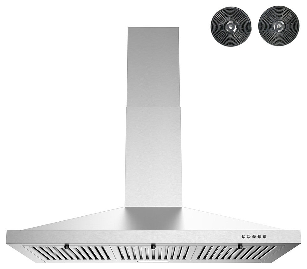 Streamline 36" Patria Convertible Wall Mount Range Hood, Stainless Steel