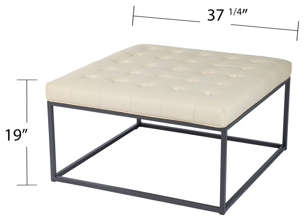 Ciarin Upholstered Cocktail Ottoman