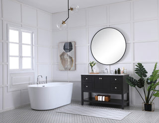 Matilda 48" Single Bathroom Vanity Set, Black