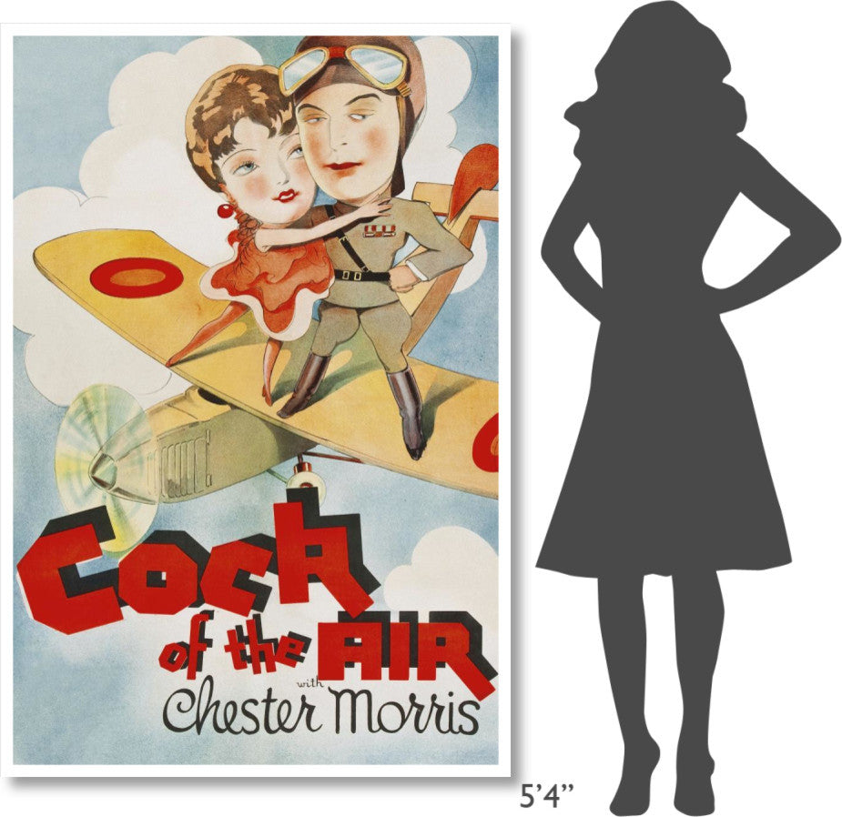 "Vintage Film Posters: Cock of the Air" Paper Art, 42"x62"