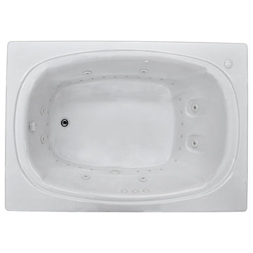 Caravaggio 48 x 72 Rectangular Air & Whirlpool Drop-In Bathtub with Left Drain