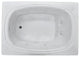 Caravaggio 48 x 72 Rectangular Air & Whirlpool Drop-In Bathtub with Left Drain