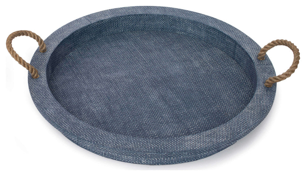 Aegean Serving Tray, Blue