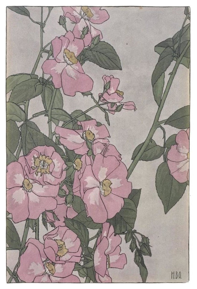 "Prairie Rose" Digital Paper Print by Hannah Borger Overbeck, 18"x26"
