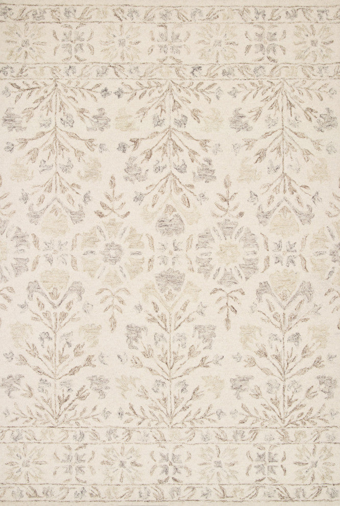 Loloi Norabel Ivory /Neutral 2'-6" x 7'-6" Area Rug