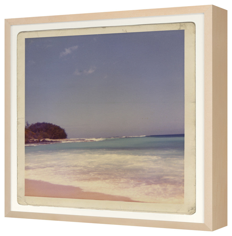 Beach Day Fine Art Print, Maple, 22"x22"