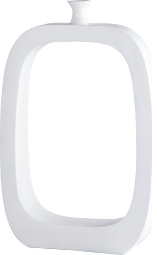 Cyan Design Small Beyond the Pale Vase, White