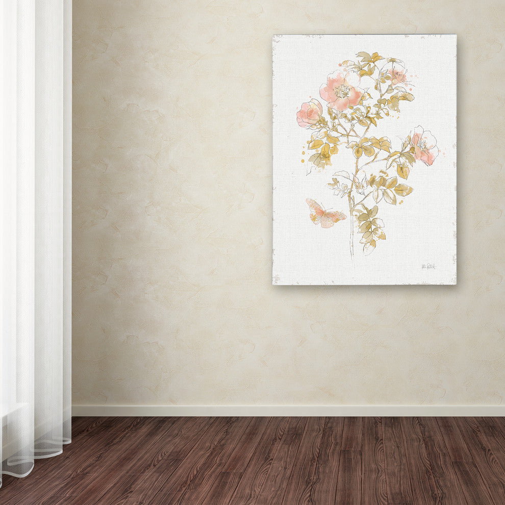 "Watery Blooms III" by Katie Pertiet, Canvas Art, 19"x14"
