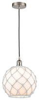 Innovations 616-1P-SN-G121-10RW 1-Light Mini Pendant, Brushed Satin Nickel