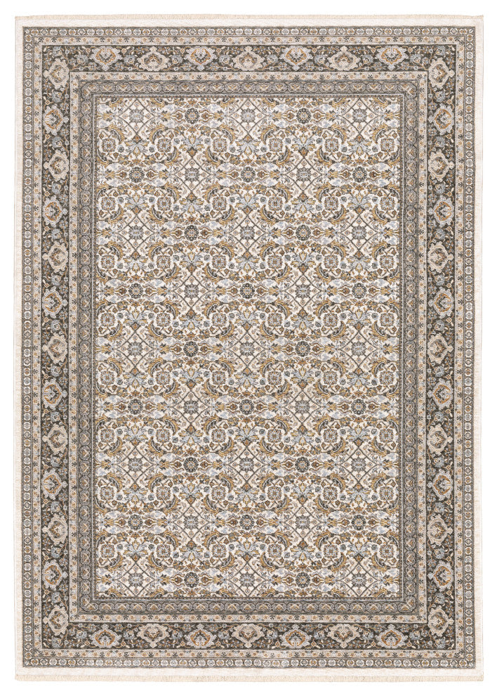 Oriental Weavers Maharaja Indoor Rug Ivory/ Grey 3'3" X 5'