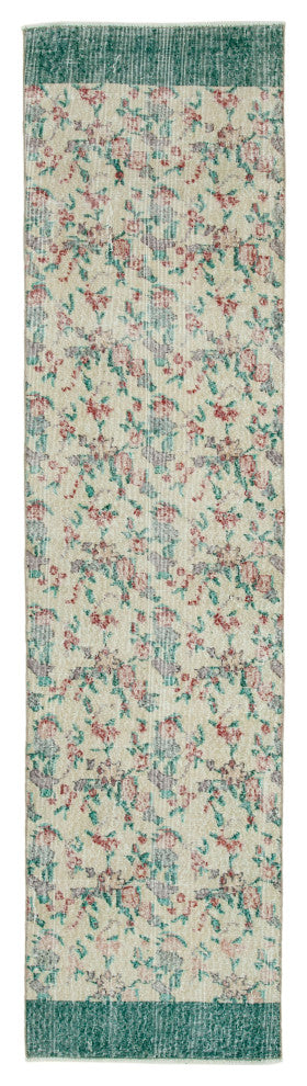 Rug N Carpet - Handwoven Oriental 2' 6" x 9' 11" Vintage Floor Runner Rug