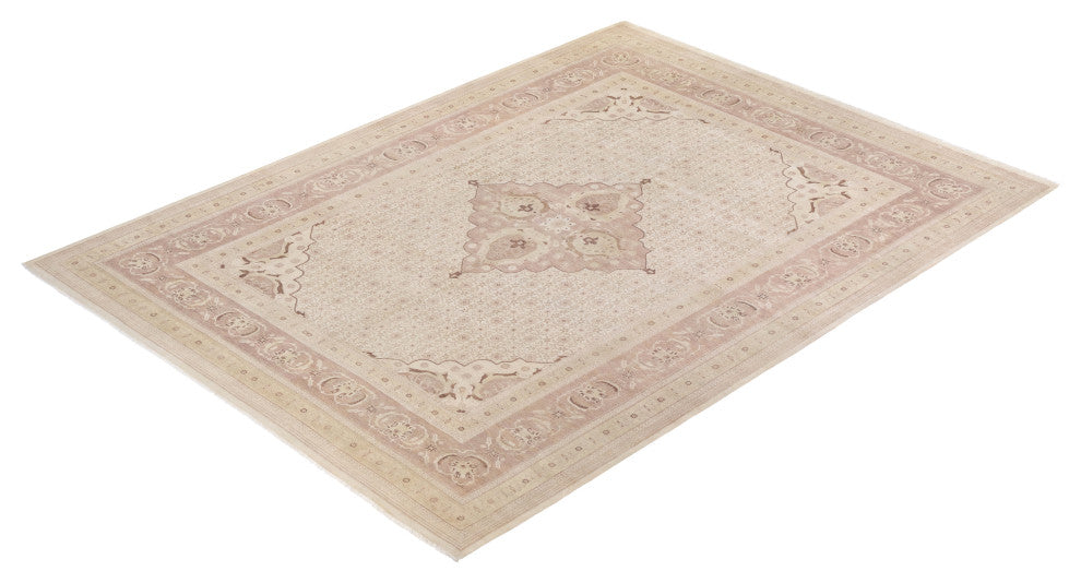 Mogul, One-of-a-Kind Hand-Knotted Area Rug Ivory, 9'2"x12'3"