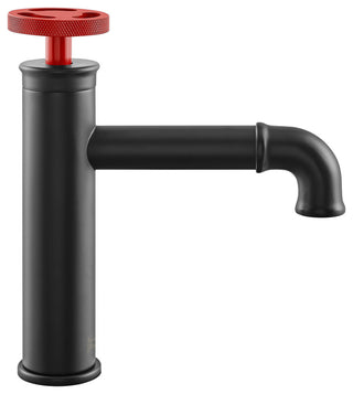 Avallon 7" Single Handle, Bathroom Faucet, Red