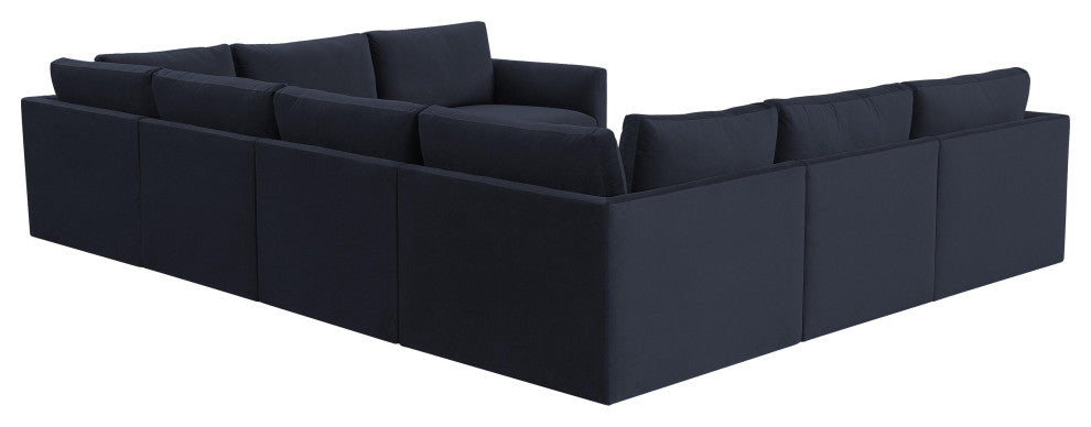 Willow Navy Modular Large U Sectional