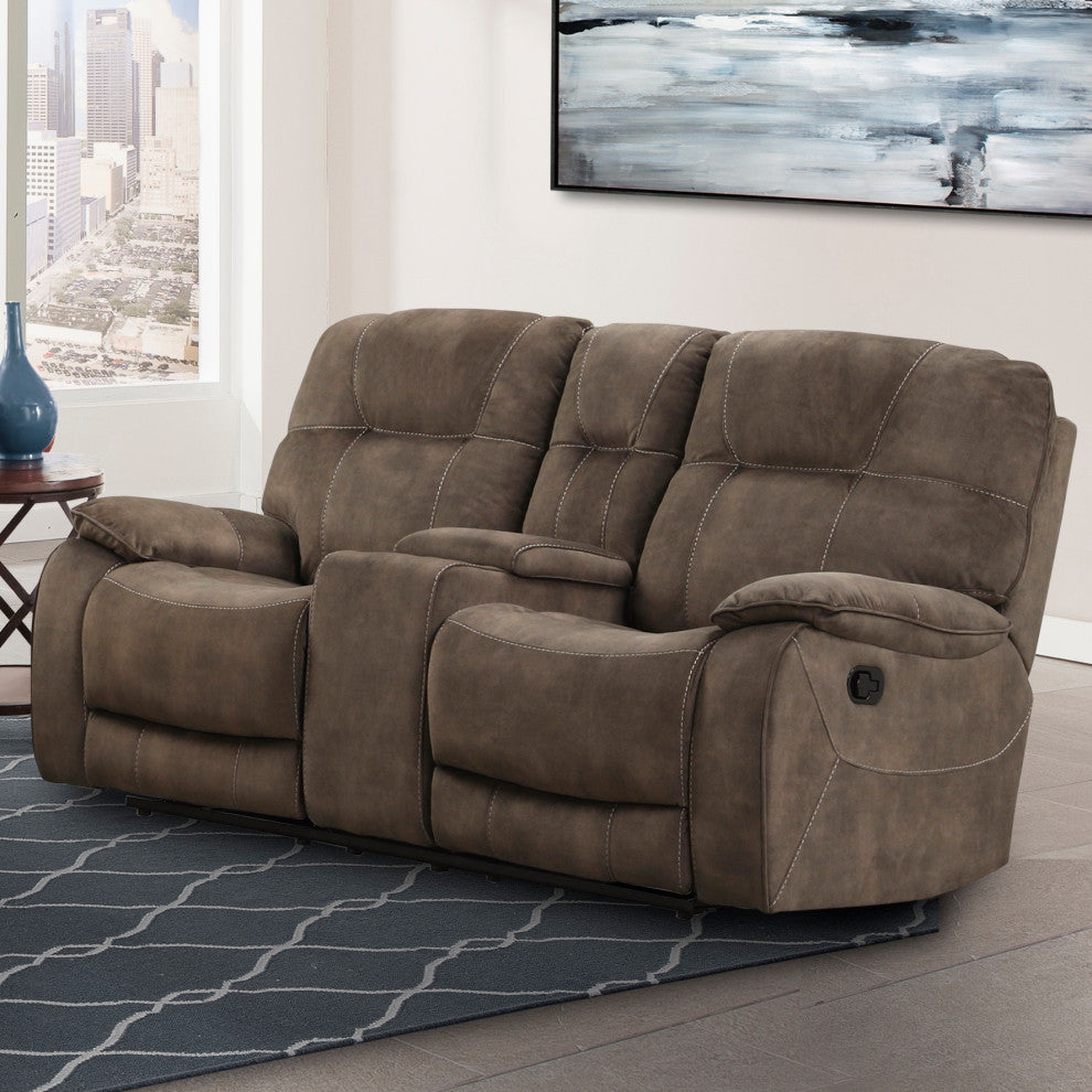 Cooper Shadow Natural Manual Reclining Sofa and Recliner