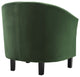 Emerald Prospect Channel Tufted Performance Velvet Armchair