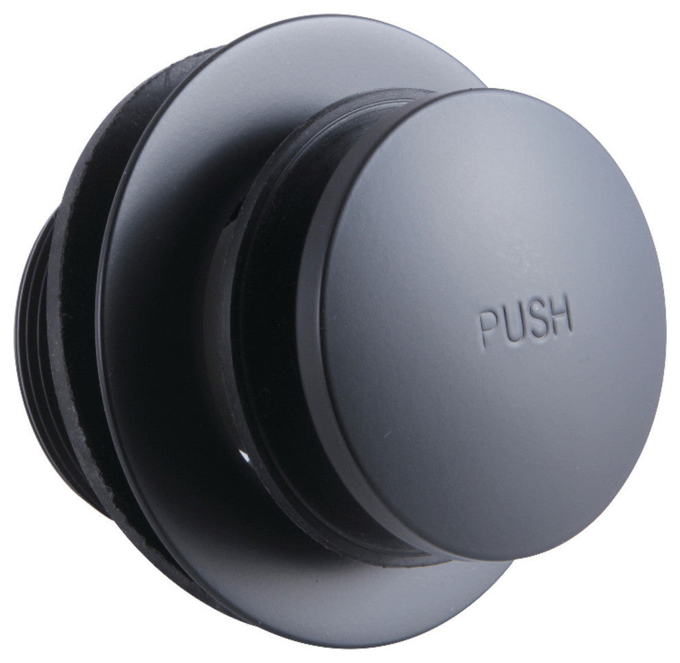 Kingston Brass Tip-Toe Bathtub Drain, Matte Black